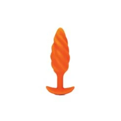 B-Vibe X Zoë Ligon Swirl Texture Vibrating Butt Plug