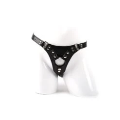 Aslan Vegan Leather Jaguar Double Thigh Strap Harness