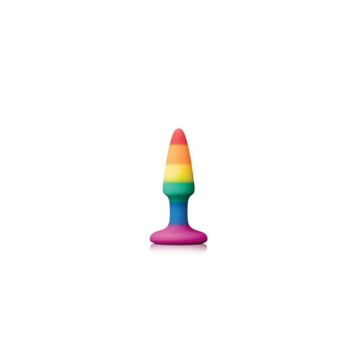 NS Novelties Colours Pride Edition Mini Rainbow Pleasure Plug 1 NS Novelties Colours Pride Edition Mini Rainbow Pleasure Plug