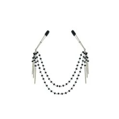 Sportsheets Sincerely Black Jeweled Nipple Clamps