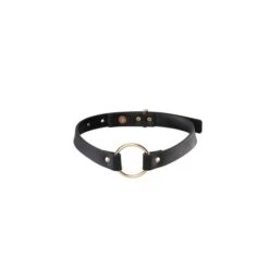 Bijoux Indiscrets Maze Faux Leather Ring Choker