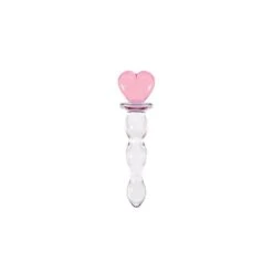 NS Novelties Crystal Heart Of Glass Dildo