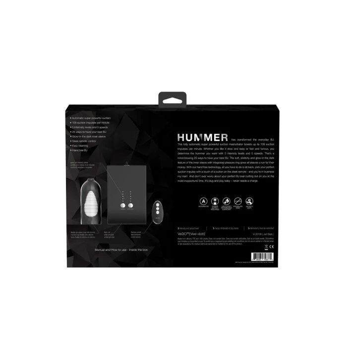 VeDO Hummer Suction BJ Masturbator 4 VeDO Hummer Suction BJ Masturbator - Image 4