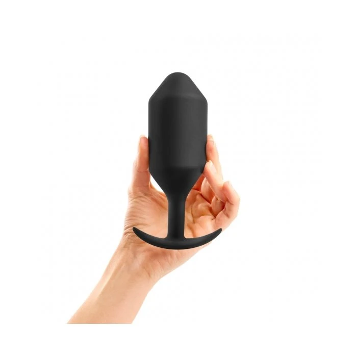B-Vibe Snug Plug 6 Extra Large Advanced Weighted Butt Plug - Image 3