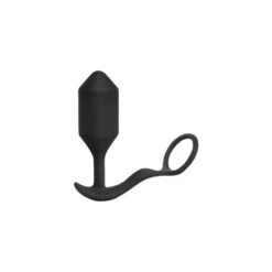 B-Vibe Vibrating XL Snug & Tug Weighted Plug And Ring -Sex Specialty Store b vibe vibrating xl snug tug main spectrum boutique