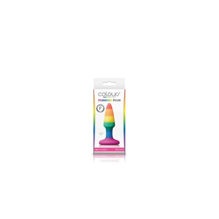 NS Novelties Colours Pride Edition Mini Rainbow Pleasure Plug 2 NS Novelties Colours Pride Edition Mini Rainbow Pleasure Plug - Image 2