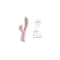 Blush Lush Isabelle Rechargeable Silicone Air Pulse Dual Stimulation Rabbit Vibrator -Sex Specialty Store blush lush isabelle 5 spectrum boutique