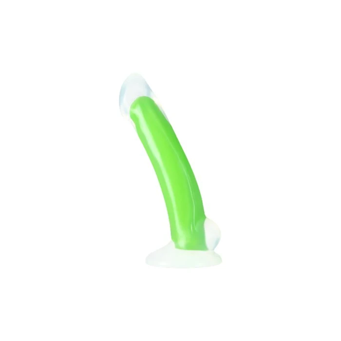 Blush Neo Elite Glow-in-the-Dark Omnia 7 Inch Silicone Dildo - Image 2