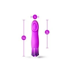 Blush Oh My Gem Charm Rechargeable Warming Silicone Cupped Tip Vibrator -Sex Specialty Store blush oh my gem charm 4 spectrum boutique