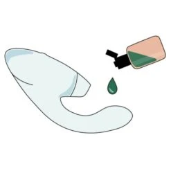 Womanizer Duo 2 Rabbit Style Air Pressure Stimulator And Vibrator -Sex Specialty Store duo howto illu 1