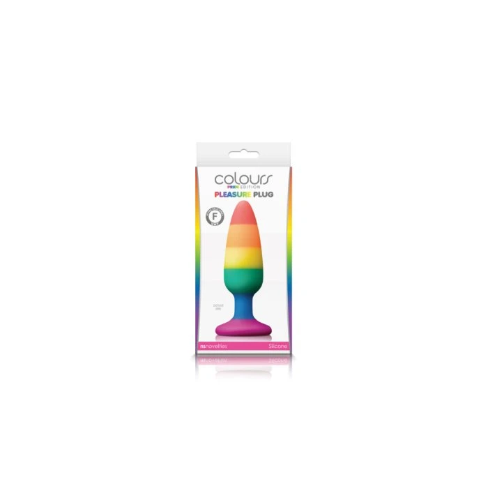 NS Novelties Colours Pride Edition Medium Rainbow Pleasure Plug 3 NS Novelties Colours Pride Edition Medium Rainbow Pleasure Plug - Image 3
