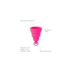 Intimina Lily Cup One Silicone Menstrual Cup -Sex Specialty Store ef02b0df0fd582fb802851770d634013afcc22892777b9bc10a0542f1f8733f6