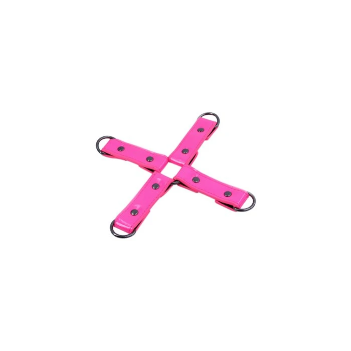 NS Novelties Electra Neoprene Lined Hog Tie 1 NS Novelties Electra Neoprene Lined Hog Tie