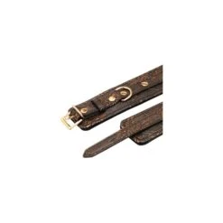 Floral Print Ankle Restraints With Faux Fur Lining -Sex Specialty Store floral print ankle restraints with faux fur lining 3 spectrum boutique