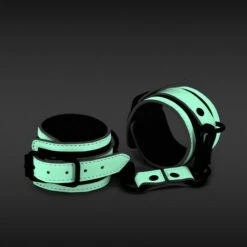 NS Novelties GLO Bondage Glow-In-The-Dark Wrist Cuffs