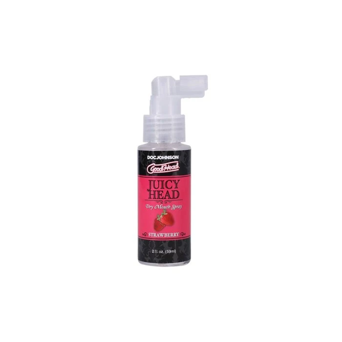 Doc Johnson GoodHead Juicy Head Dry Mouth Spray Sweet Strawberry Flavor Mouthwatering Spray 1 Doc Johnson GoodHead Juicy Head Dry Mouth Spray Sweet Strawberry Flavor Mouthwatering Spray