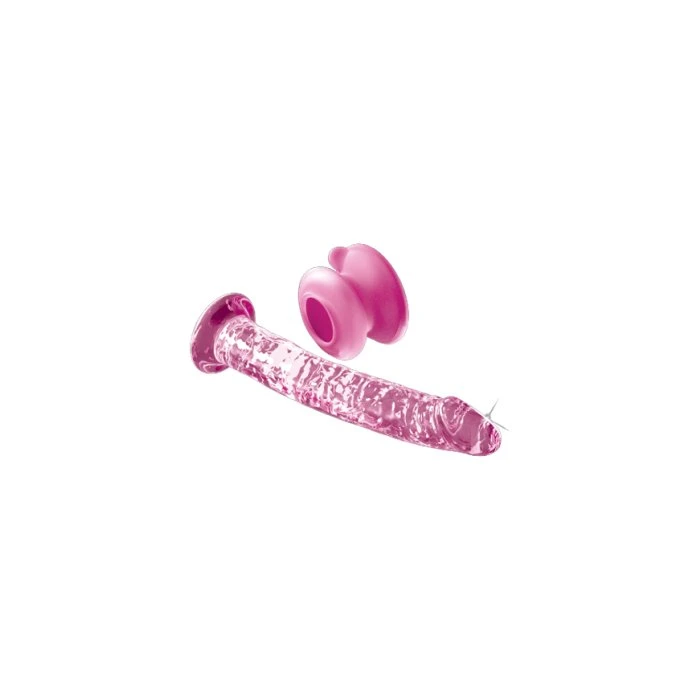 Pipedream Icicles No. 86 Glass Suction Cup Dildo - Image 3