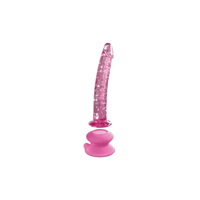 Pipedream Icicles No. 86 Glass Suction Cup Dildo - Image 4