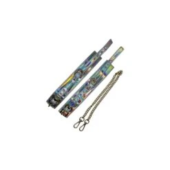 Holographic Wrist Cuffs & Connector Chain