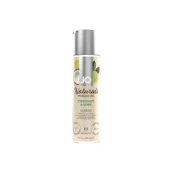 System Jo JO Naturals Coconut & Lime Scent Moisturizing Aromatherapy Vegan Massage Oil