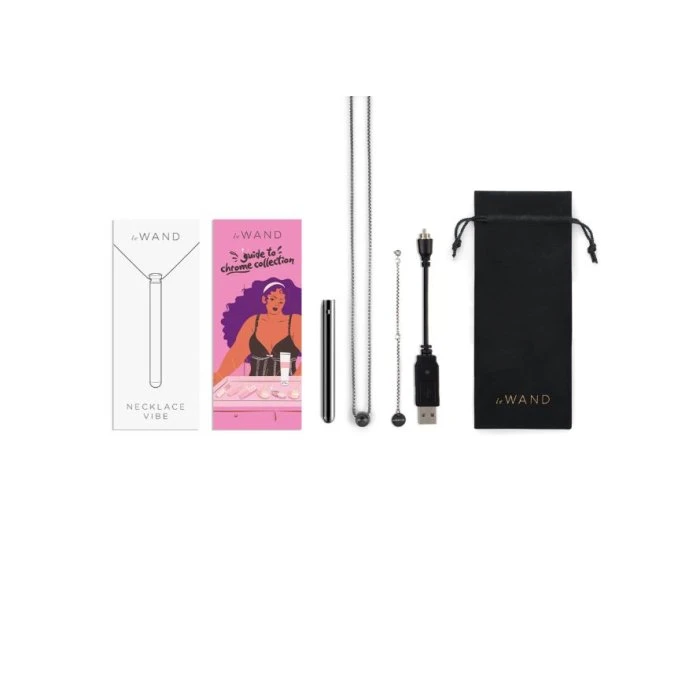 Le Wand Silver Vibrating Bullet Pendant Necklace - Image 5