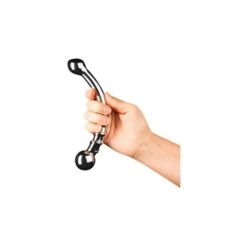 Le Wand Bow Stainless Steel Double Ended Dildo -Sex Specialty Store lewandbowstainlesssteeldoubleendeddildo4spectrumboutique