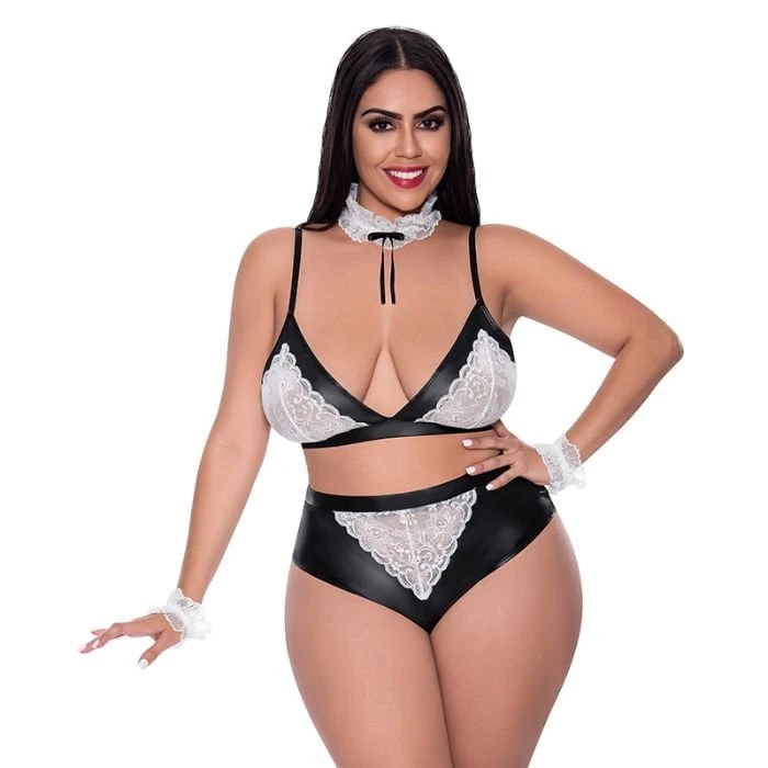 Magic Silk Dress Up Dirty Deeds Sexy Maid Costume - Image 2