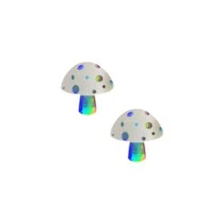 Neva Nude Holographic Mushroom Pasties