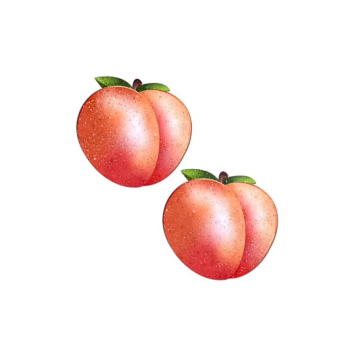 Pastease Peach: Fuzzy Sparkling Georgia Peaches Nipple Pasties