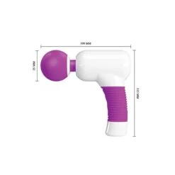 Pretty Love 7 Function Rechargeable Super Powerful Massage Gun Style Vibrating Massager -Sex Specialty Store pretty love massager 4 spectrum boutique