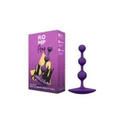 ROMP Amp Silicone Flexible Anal Bead Style Butt Plug -Sex Specialty Store romp amp 3 spectrum boutique