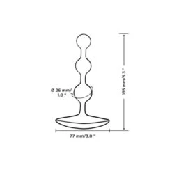 ROMP Amp Silicone Flexible Anal Bead Style Butt Plug -Sex Specialty Store romp amp 5 spectrum boutique