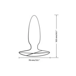 ROMP Bass Rechargeable Silicone Vibrating Butt Plug -Sex Specialty Store romp bass 5 spectrum boutique