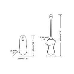 ROMP Cello Rechargeable Remote-Controlled Silicone G-Spot Egg Vibrator -Sex Specialty Store romp cello 6 spectrum boutque