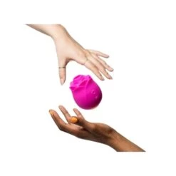 ROMP Rose Rechargeable Silicone Pleasure Air External Sex Toy -Sex Specialty Store romp rose 3 spectrum boutique