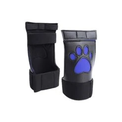 Shots Puppy Play Neoprene Puppy Paw Print Gloves