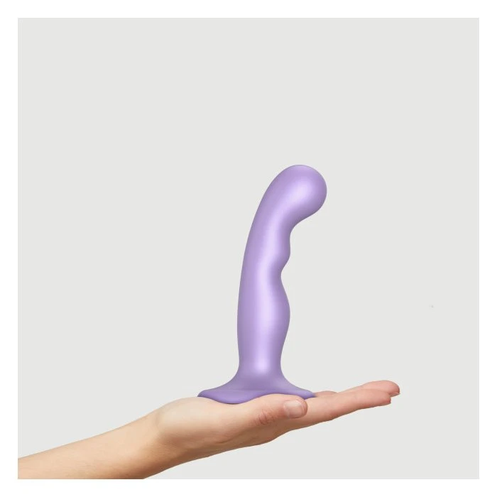 Strap-On-Me Dildo Plug P & G Silicone Curved Rounded Tip Ultra Soft Harness Compatible Sex Toy