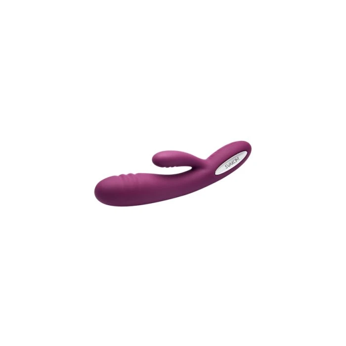 Svakom Adonis Ultra Soft Double-Motor Warming Rabbit Style Rechargeable Silicone Vibrator - Image 2