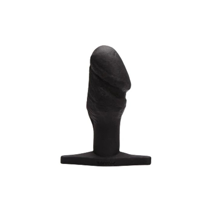 Tantus Cock Black Silicone Anal Plug 1 Tantus Cock Black Silicone Anal Plug
