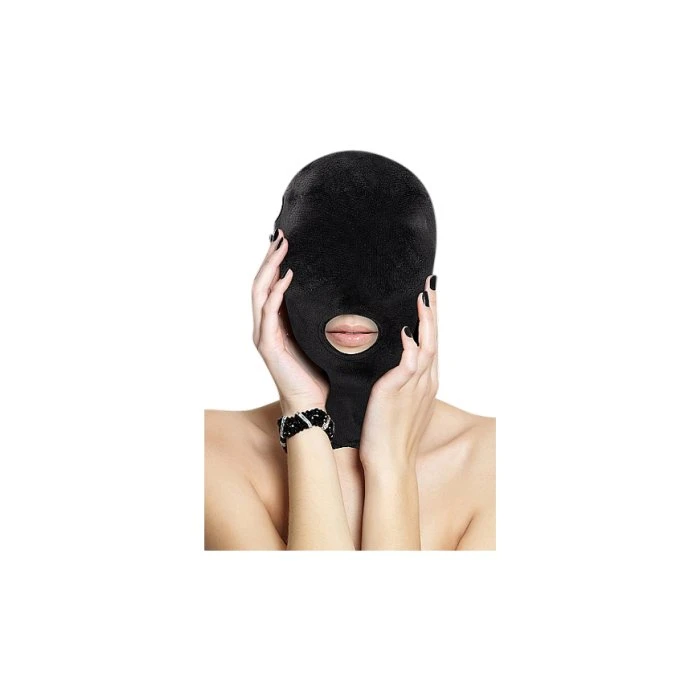 Shots Velvet & Velcro Mask With Mouth Opening 2 Shots Velvet & Velcro Mask With Mouth Opening - Image 2