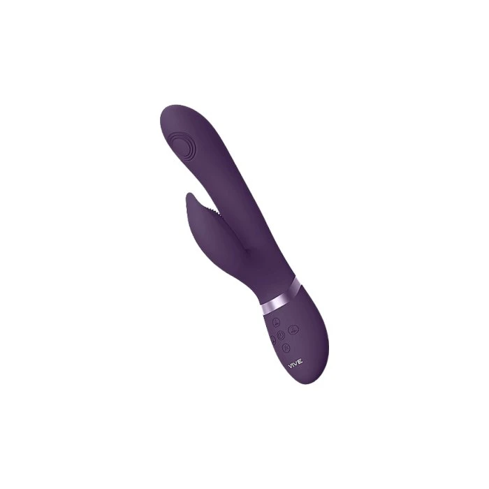 Shots Vive Aimi Rechargeable Triple-Motor Swinging Silicone Rabbit